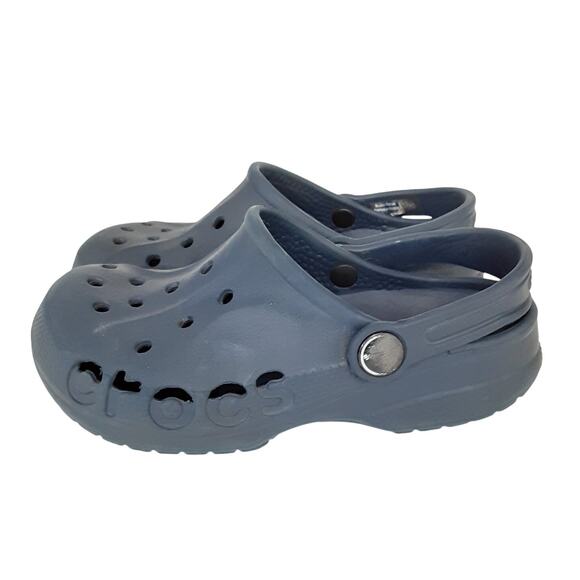 Crocs Clogs Kids Slip On Comfort Shoes Blue Boys 12/13 Water Shoe Summer - Picture 2 of 8